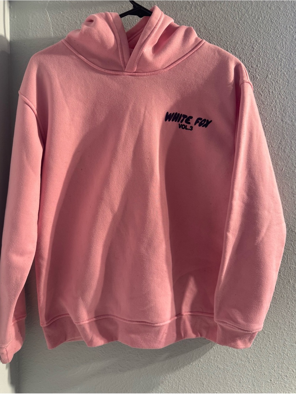 White Fox Vol.3 Pink Hoodie Sweater